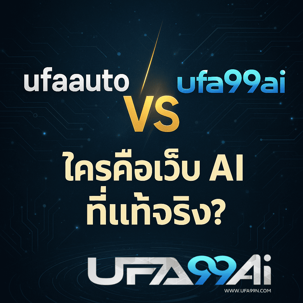 เปรียบเทียบ ufaauto กับ ufa99ai เว็บระบบอัตโนมัติ ใครคือเว็บ AI ที่แท้จริงในปี 2025 | ufa99auto ระบบวิเคราะห์เกมด้วย AI อัจฉริยะ